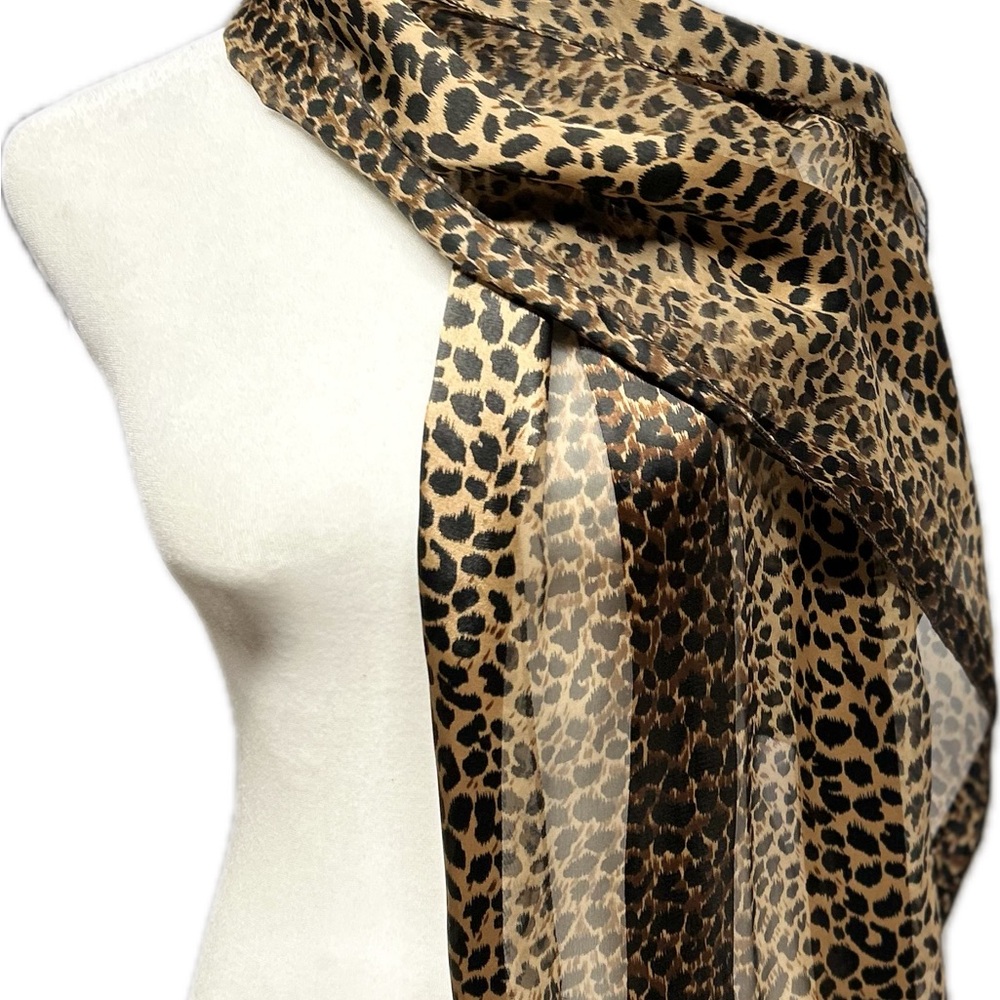 Leopard Print Scarf